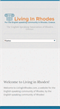 Mobile Screenshot of livinginrhodes.com